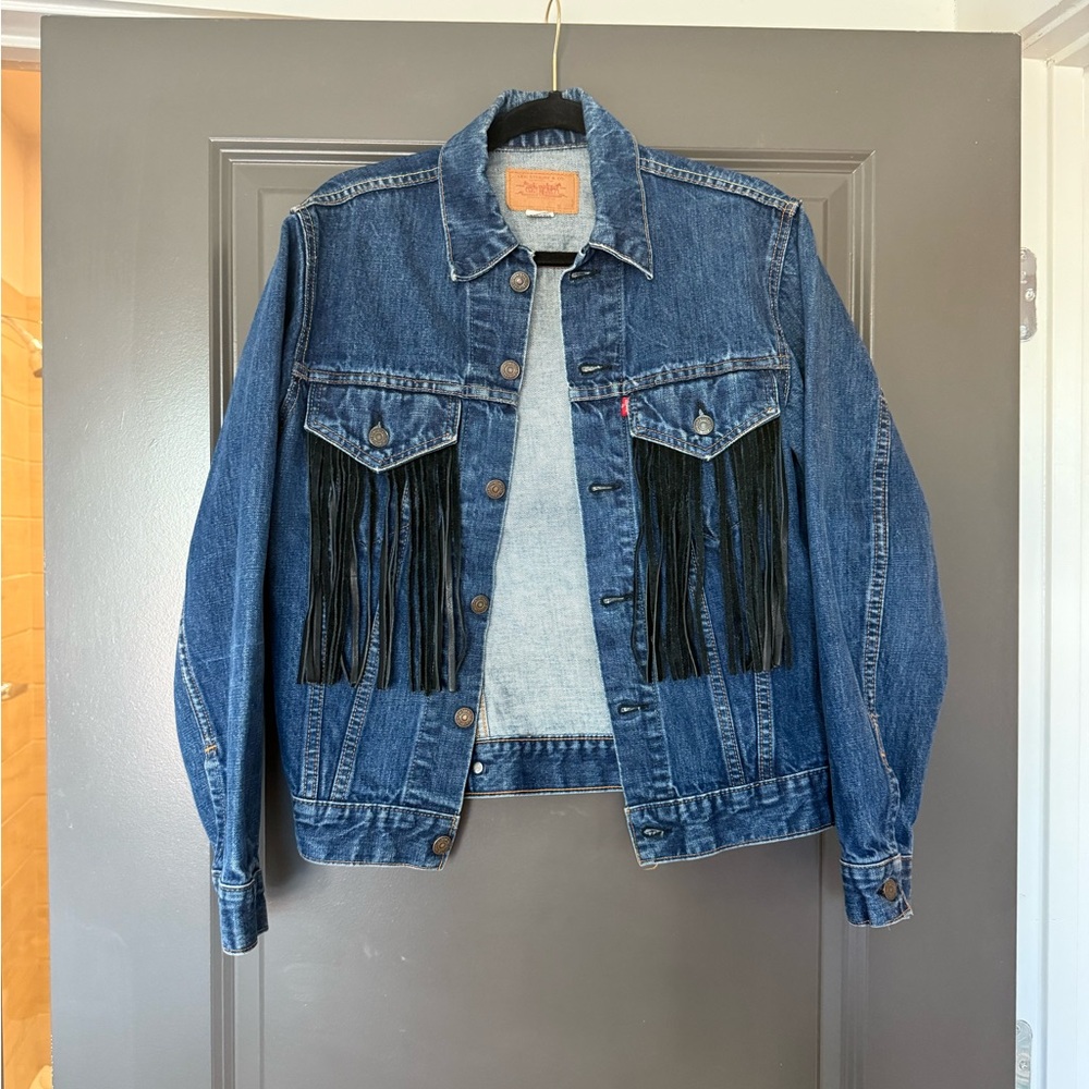 Vintage 80s Levi’s 70506‑0214 Type III Trucker Jacket Denim Size 34